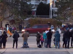 El auto que presuntamente arrolló a una multitud durante el desfile de Navidad en Waukesha, Wisconsin. EFE/EPA/City of Waukesha
