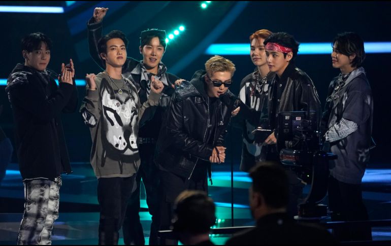 En esta edición 2021, BTS rompió con la racha de premios que Taylor Swift había obtenido desde 2018 al liderar de forma ininterrumpida esta categoría. AP/C. Pizzello