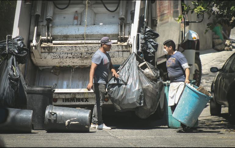 CALIFICACIÓN. Los habitantes de la Zona Metropolitana de Guadalajara perciben mejoras en el servicio de recolección de residuos. Archivo/ El Informador