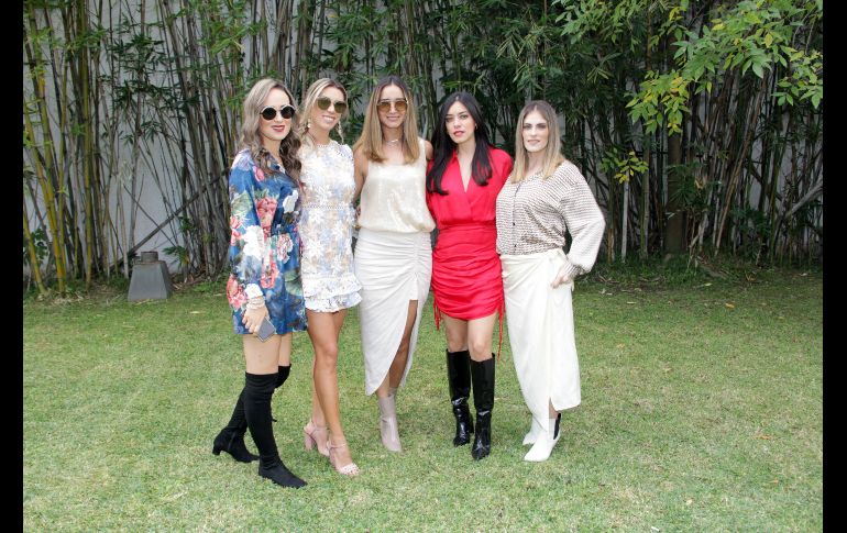 Mariana de la Torre, Pollis, Pérez, Marcela Cabrera, Karina Ramírez y Ale Font. GENTE BIEN JALISCO/ESMERALDA ESCAMILLA