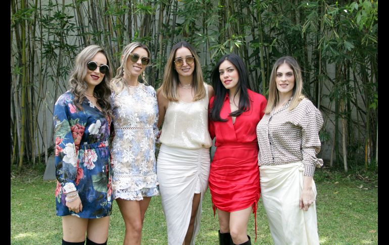 Mariana de la Torre, Pollis, Pérez, Marcela Cabrera, Karina Ramírez y Ale Font. GENTE BIEN JALISCO/ESMERALDA ESCAMILLA