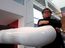 La obra de Rivelino permanecerá en el acervo permanente del Museo Memoria y Tolerancia. EFE/J. Méndez