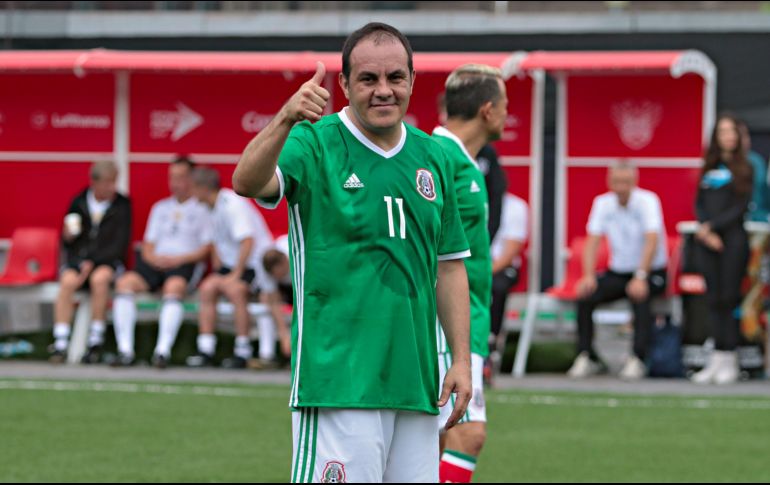 Cuauhtémoc Blanco pidió a los jugadores que se acuerden de sus orígenes y jueguen como lo hacían en el barrio. IMAGO7