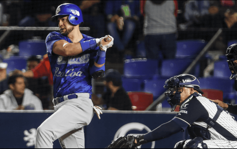 Agustín Murillo. El bateador de los charros en el juego de esta noche en Monterrey. @charrosbeisbol