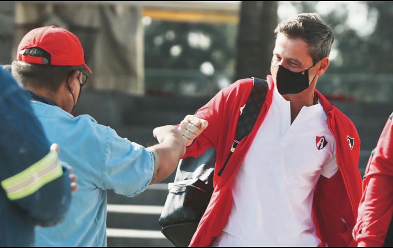 Unidos. La cohesión grupal ha sido una de las fortalezas de los Rojinegros en el actual torneo Apertura 2021. @atlasfc