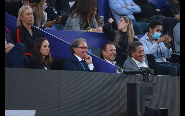 Regina Santoscoy, Gustavo Santoscoy, Pablo Lemus y Juan José Frangie. GENTE BIEN JALISCO/TONY MARTÍNEZ