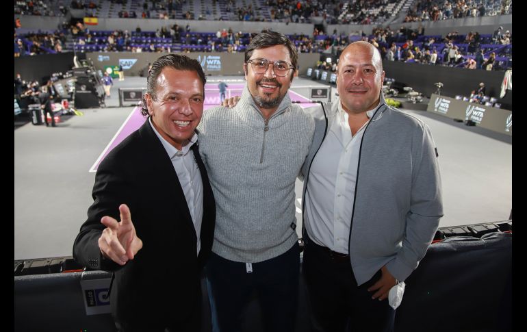 Pablo Lemus, Víctor Bernal y Enrique Alfaro. GENTE BIEN JALISCO/TONY MARTÍNEZ