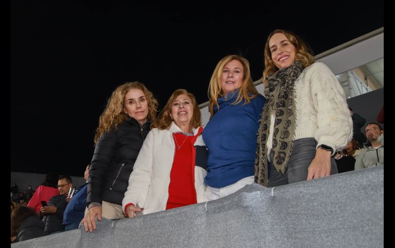 Alejandra Aceves, Florencia Cordero, Güera Hernández y Yazmín Damy. GENTE BIEN JALISCO/TONY MARTÍNEZ