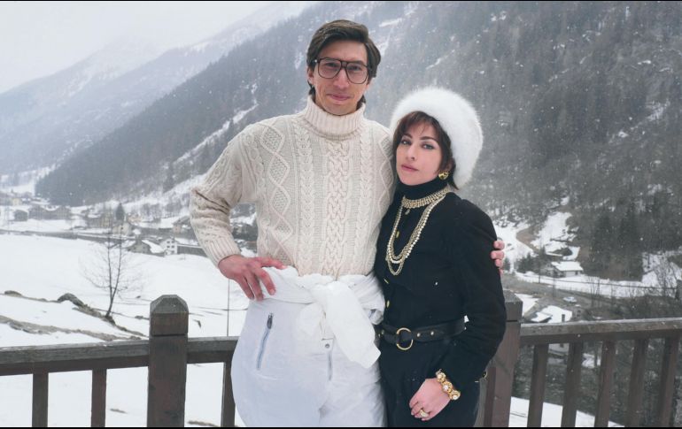 Cines. Escena de la cinta “House of Gucci”, protagonizada por Adam Driver y Lady Gaga. Universal Pictures