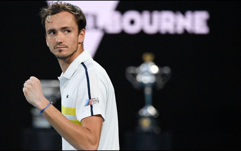 Daniil Medvedev (foto) y Andrey Rublev jugarán un partido de exhibición el 21 de marzo de 2022. AP / ARCHIVO