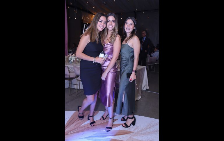 Fernanda Toris, Paola Guzmán y Renata Mabarak. GENTE BIEN JALISCO/CLAUDIO JIMENO