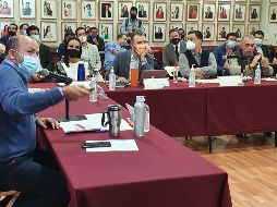 Ricardo Villanueva Lomelí se reunió con la Junta de Coordinación Política del Congreso de Jalisco. EL INFORMADOR/R. Rivas