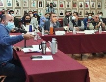 Ricardo Villanueva Lomelí se reunió con la Junta de Coordinación Política del Congreso de Jalisco. EL INFORMADOR/R. Rivas