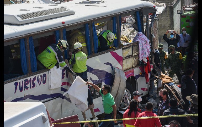 El choque se registró en Joquicingo, Estado de México. EFE/M. Hartz