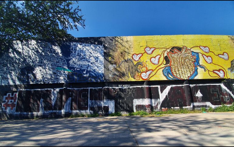 El memorial titulado “Hasta encontrarles” fue cubierto con pintura negra, y de acuerdo con Por Amor a Ellxs, incluso tenía manchas de excremento. EL INFORMADOR/ARCHIVO
