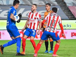 Hiram Mier (#21) disputó solo el 44% de los partidos en el último año futbolístico, mientras que en este Apertura 2021 estuvo únicamente en seis partidos. IMAGO7