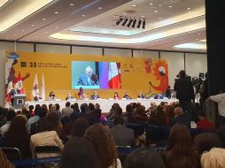 Este sábado 27 de noviembre, poco después de las 11:00 horas, se inauguró la edición 35 de la Feria Internacional del Libro de Guadalajara. EL INFORMADOR / K. Esparza