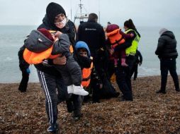 Un número creciente de migrantes llegan a Reino Unido vía marítima. GEY IMAGES