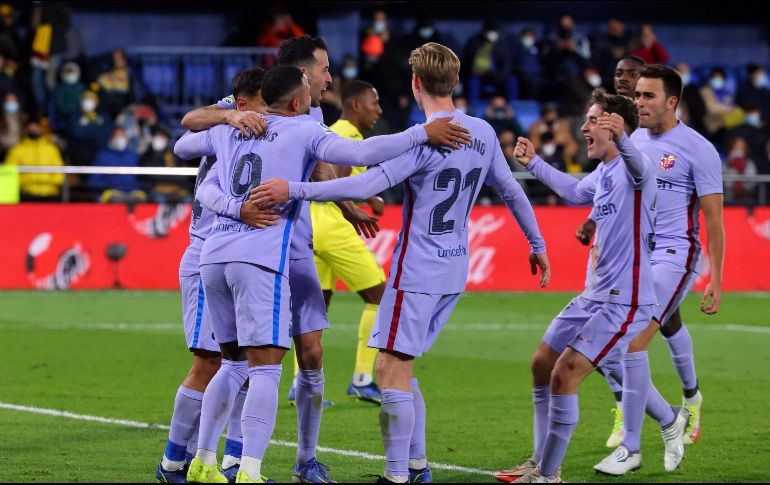IMPULSO. Ante el Villarreal, el Barcelona logró su primera victoria de visitante esta temporada. AFP/J. Jordan