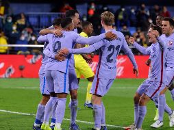 IMPULSO. Ante el Villarreal, el Barcelona logró su primera victoria de visitante esta temporada. AFP/J. Jordan