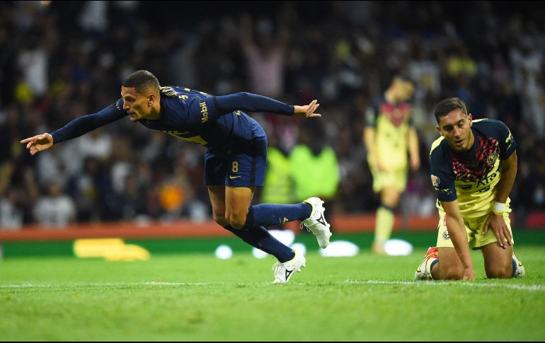 El América perdió ayer sábado ante los Pumas con un marcador de 3-1. AFP / ARCHIVO