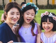 Yuna Kim junto a sus hijas. INSTAGRAM/@COCINANDOCOREA