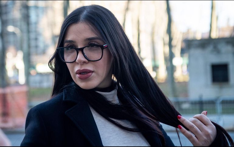 Emma Coronel es sentenciada a tres años de prisión, un año menos de lo que pedían los fiscales. AFP / ARCHIVO