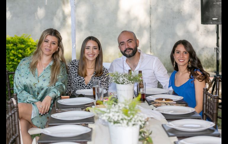 Adriana Ramírez, Alejandra Rodríguez, Luis Melchor y Claudia Webber. GENTE BIEN JALISCO/JORGE SOLTERO