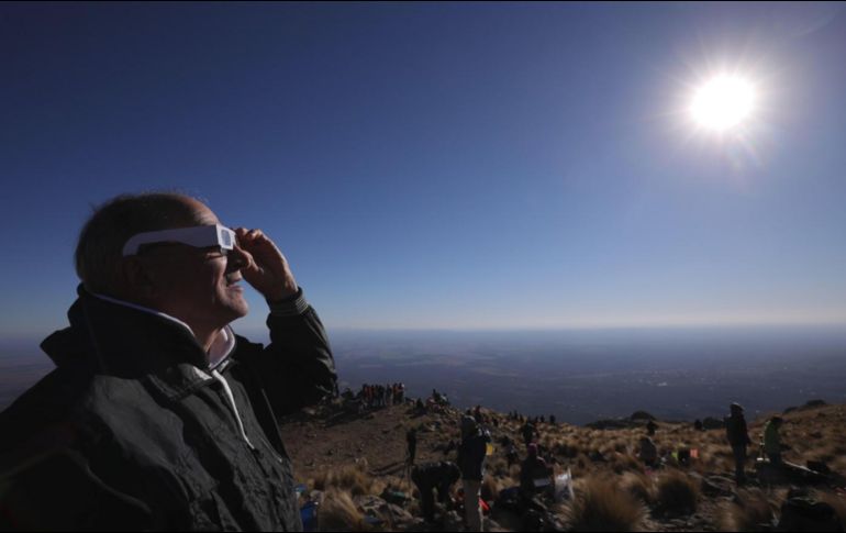 Presenciar este evento sin las medidas correctas podría desencadenar, en el peor de los casos, la pérdida de la vista. EFE/ARCHIVO