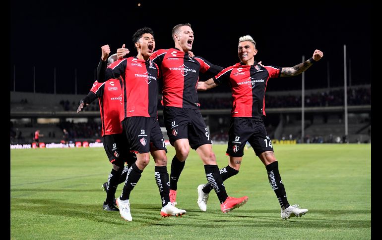 PRIMER GOLPE. Atlas se impuso por la mínima y saca un resultado positivo que los hace soñar con la Final. IMAGO7