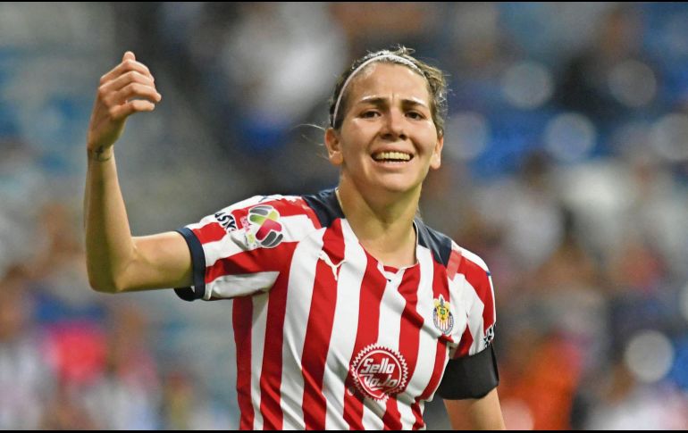 Por lo suyo. Alicia Cervantes es la referente rojiblanca en esta serie ante el América. Imago7