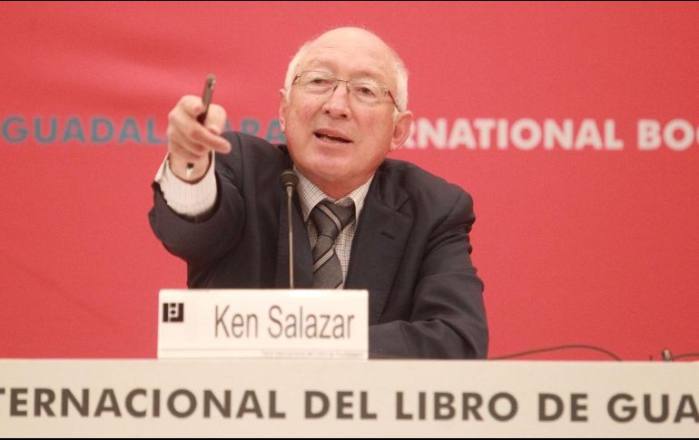 Ken Salazar. El embajador de Estados Unidos en México, participó en el foro “Perspectivas de la relación México-Estados Unidos de América”. EL INFORMADOR/ A. CAMACHO