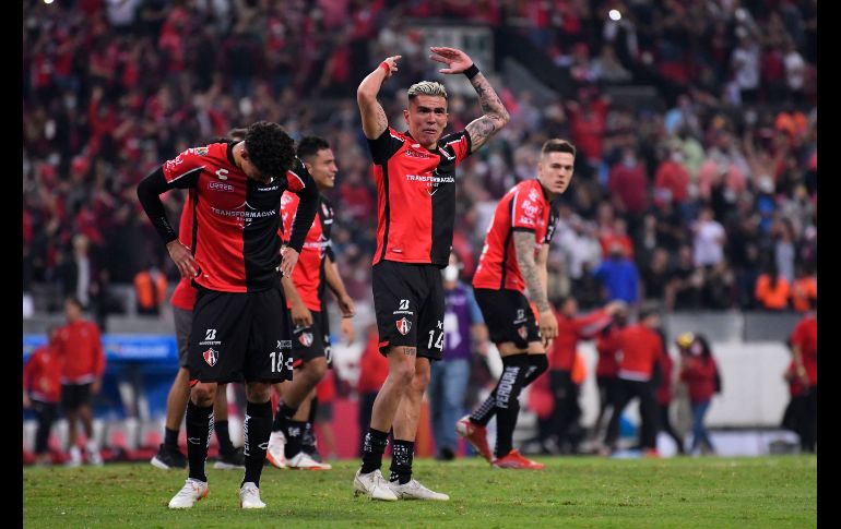 ÉXTASIS. Los Rojinegros celebraron el pase a la Gran Final con la euforia a tope. IMAGO7