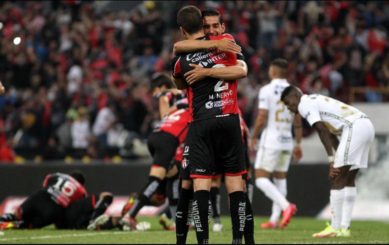 Con el triunfo, Atlas está de regreso en una final después de 22 años. AFP / U. Ruiz