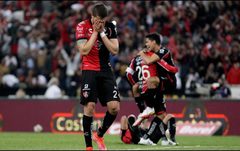 Atlas avanzó a la final del Torneo Apertura 2021 y volverá a tener la oportunidad de pelear por el título y darle a sus aficionados la segunda estrella, cuando se mida al León. AFP / U. Ruiz