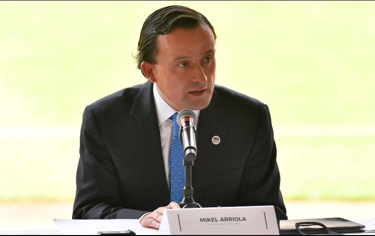 Mikel Arriola, presidente de la Liga MX, confirmó que el Repechaje se mantendrá. IMAGO7