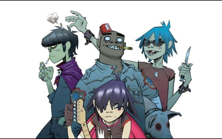 Gorillaz estará acompañado de otras bandas como Afro Brothers, Airbag, Akil Ammar y Banda Machos. AP / ARCHIVO
