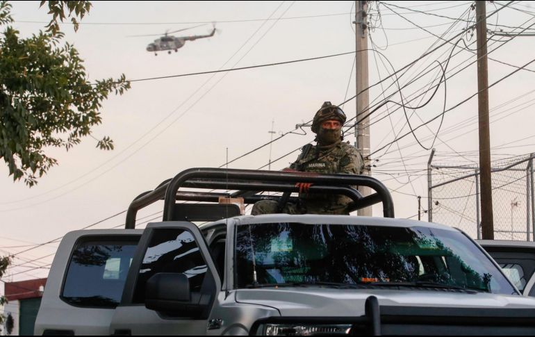 En Jalisco están desplegados cinco mil 571 efectivos de la Sedena, cinco mil 840 de la Guardia Nacional y 411 de la Secretaría de Marina. EL INFORMADOR/G. Gallo