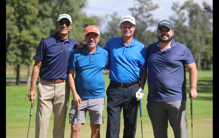 Marco Antonio Trillo, Héctor “Güero” Barba, Ricardo Layseca y José Luis González. GENTE BIEN JALISCO/CLAUDIO JIMENO