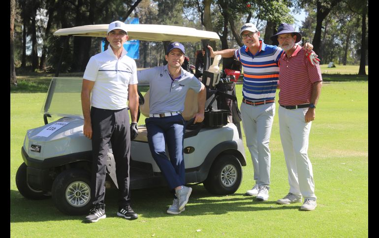 Francisco Orozco, Jaime Sánchez Gil, Eduardo Arias y Gregorio Orozco. GENTE BIEN JALISCO/CLAUDIO JIMENO