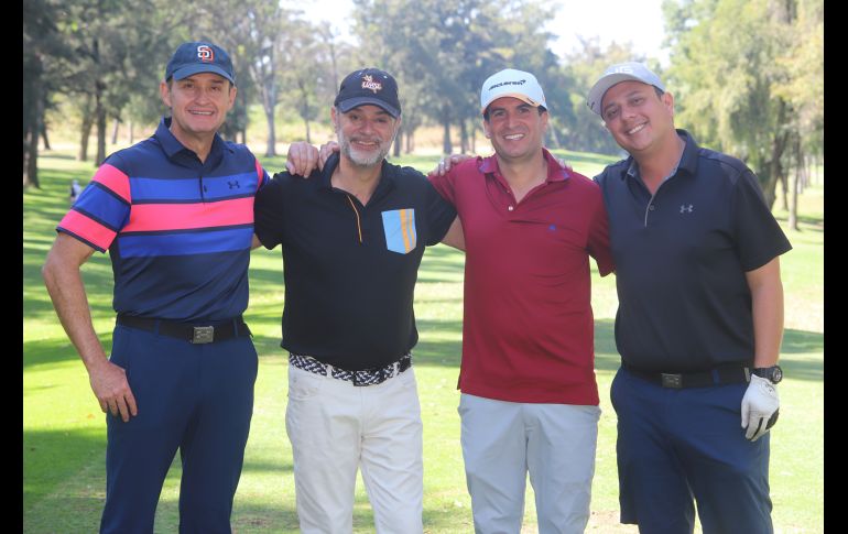 Javier Lomelí, Miguel Maisterra, Andrés López y Daniel Bretherton. GENTE BIEN JALISCO/CLAUDIO JIMENO