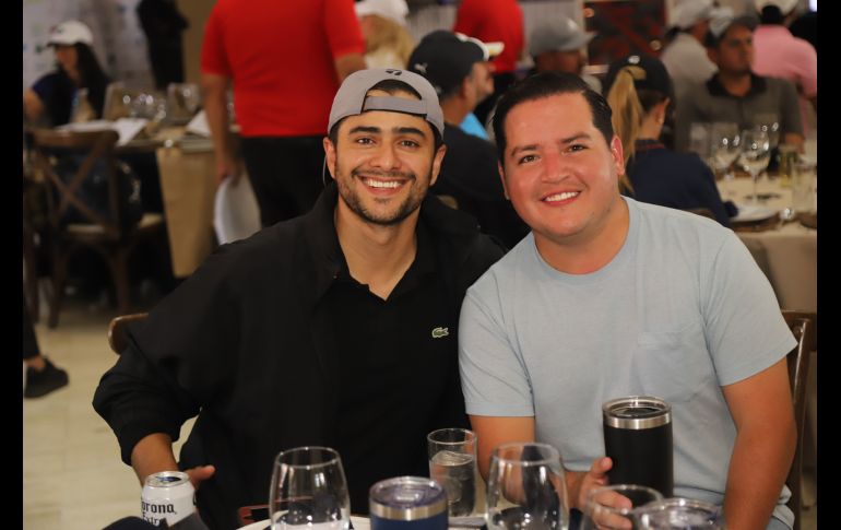 Arturo Burgoa y Saúl Allende. GENTE BIEN JALISCO/CLAUDIO JIMENO