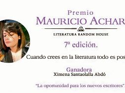 Ximena Santaolalla. La escritora recibió el premio en una ceremonia virtual. ESPECIAL