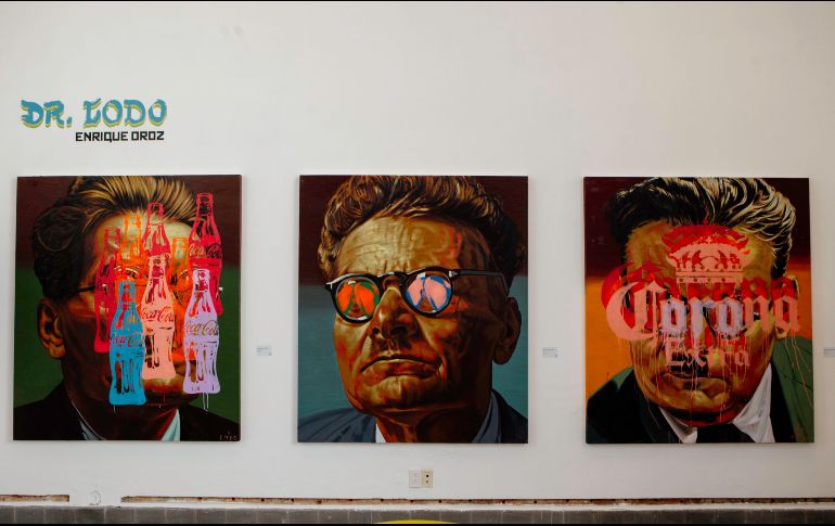La imagen de Orozco está en buena parte de estas obras que integran “Dr. Lodo”. EL INFORMADOR/G. Gallo