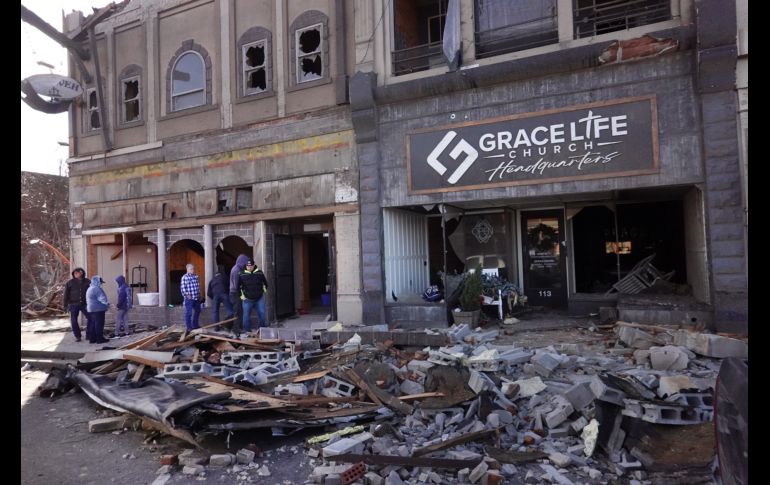 Diferentes localidades de Kentucky quedaron devastadas debido al fenómeno. AFP/S. Olson
