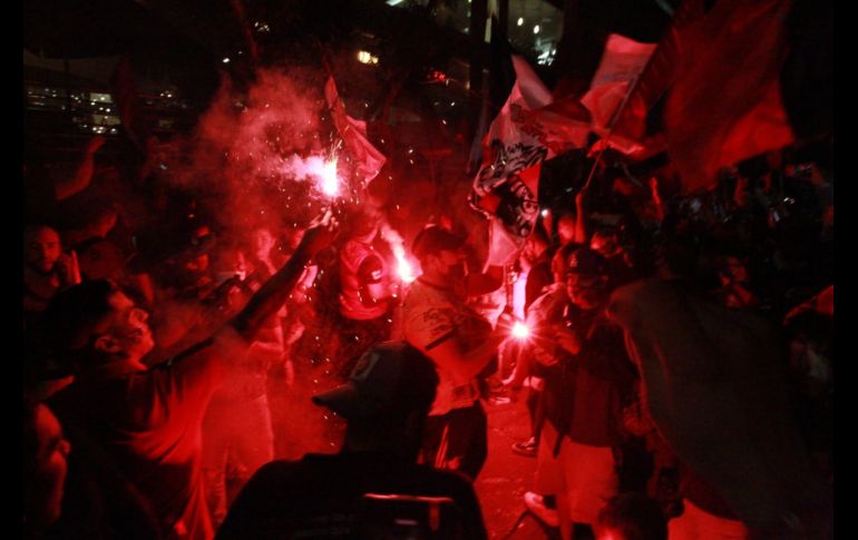 FIESTA. Jugadores como Camilo Vargas, Julián Quiñones, Edgar Zaldívar o Luis Reyes salieron para convivir con la afición tapatía. EL INFORMADOR/A. Camacho