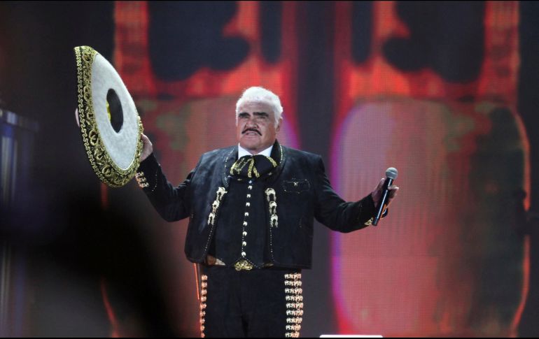 A lo largo de sus 50 años de carrera, Vicente Fernández fue un artista que ofreció conciertos que duraban mínimo tres horas. AP /
