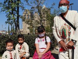 Preciado acudió a la misa de las 10:00 horas de este domingo en el Santuario de la Virgen de Guadalupe, ubicado en avenida Alcalde, acompañado de sus tres nietos. EL INFORMADOR/E. Gómez
