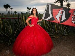 El futbol es parte de la vida diaria de Izabella Muñoz; hoy celebra su 15 aniversario en la final de la Apertura 2021 Atlas vs León. EL INFORMADOR