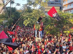 Todos los jugadores fueron ovacionados, sobre todo el cancerbero Camilo Vargas y el delantero Julio Furch. EL INFORMADOR/J. Robles